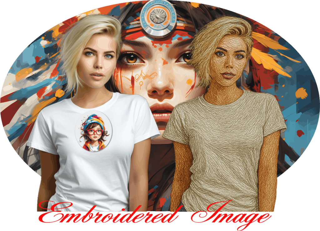 embroidered image header